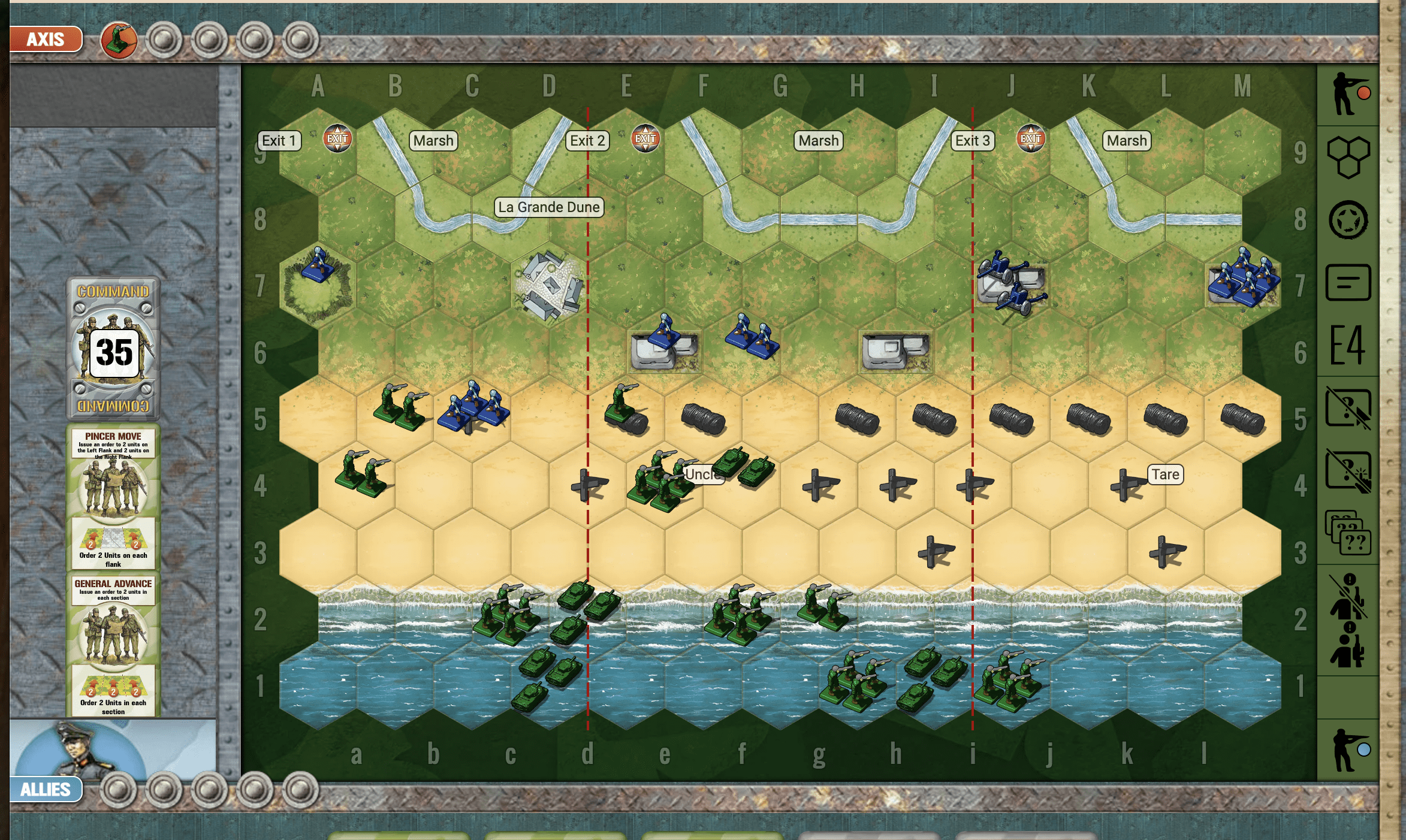 Utah Beach, General Advance