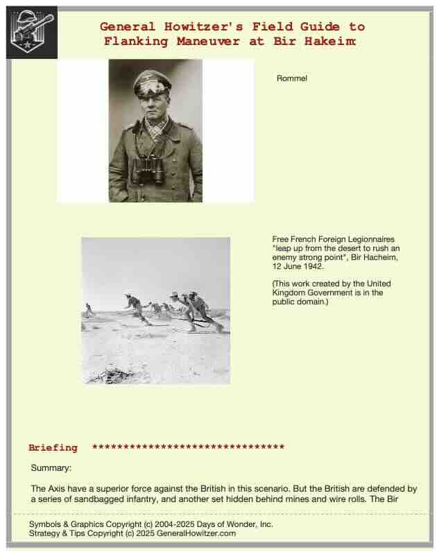Scenario Field Guide: Flanking Maneuver at Bir Hakeim - Image 3