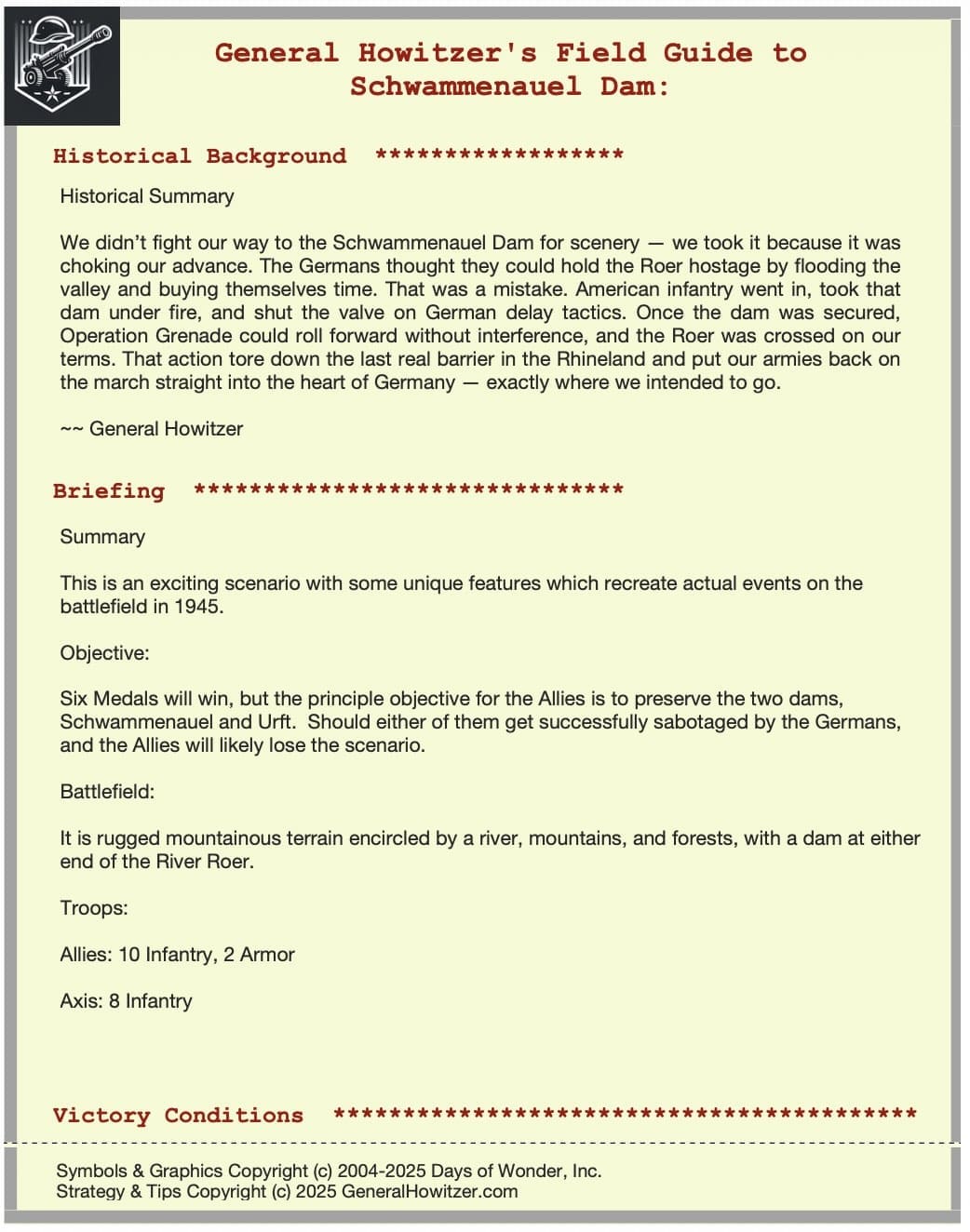 Scenario Field Guide: Schwammenauel Dam - Image 4