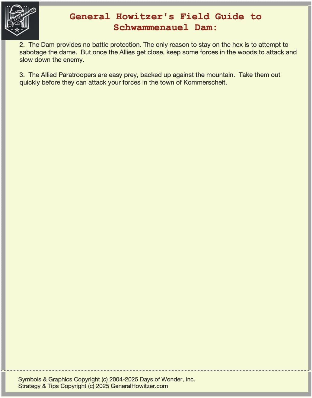 Scenario Field Guide: Schwammenauel Dam - Image 6