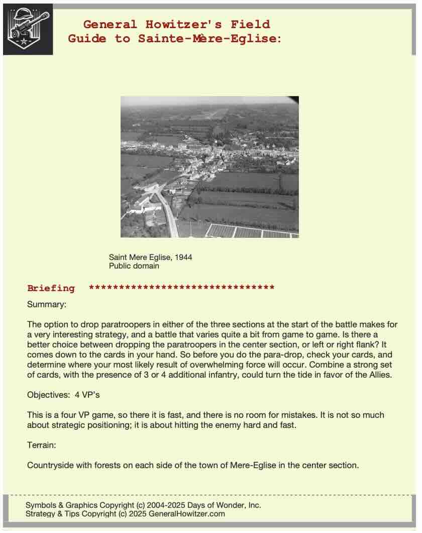 Scenario Field Guide: Saint-Mere-Eglise - Image 3